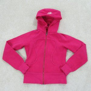 Rare Lululemon Pink Scuba Hoodie Bon Bon